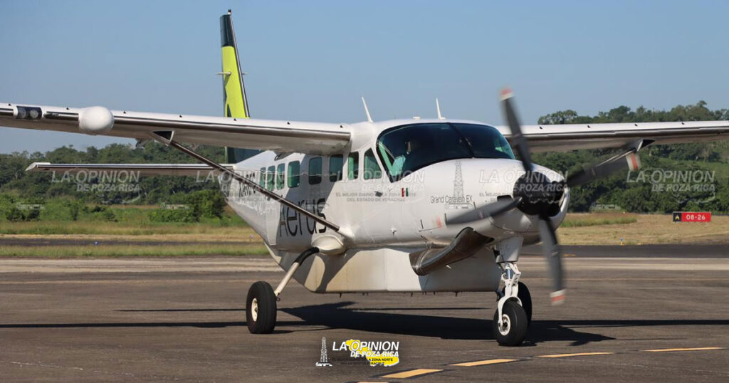 Sale primer vuelo de Aerus desde Poza Rica