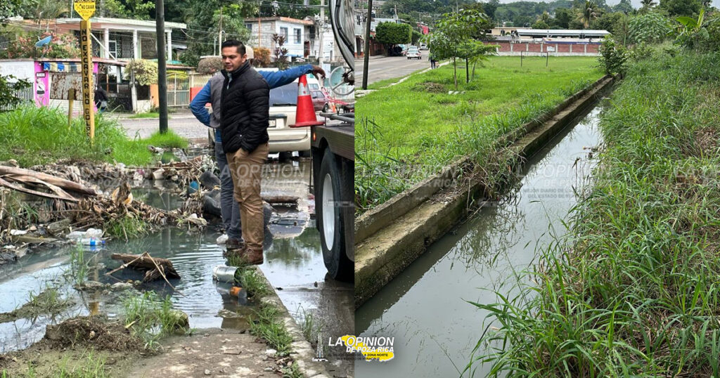 Urge entubar canal pluvial y terminar con afectaciones en la colonia Anáhuac