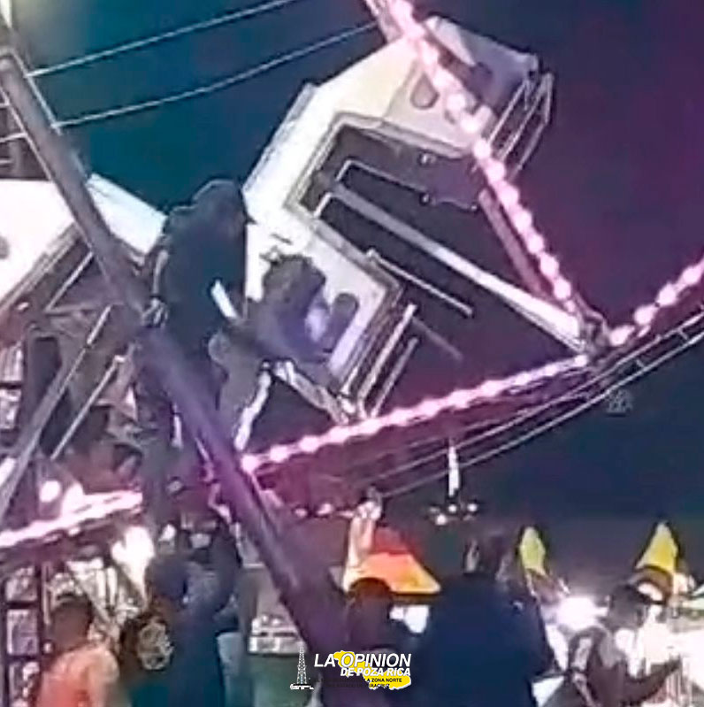 Hospitalizan a menor tras accidente en Feria en Emiliano Zapata