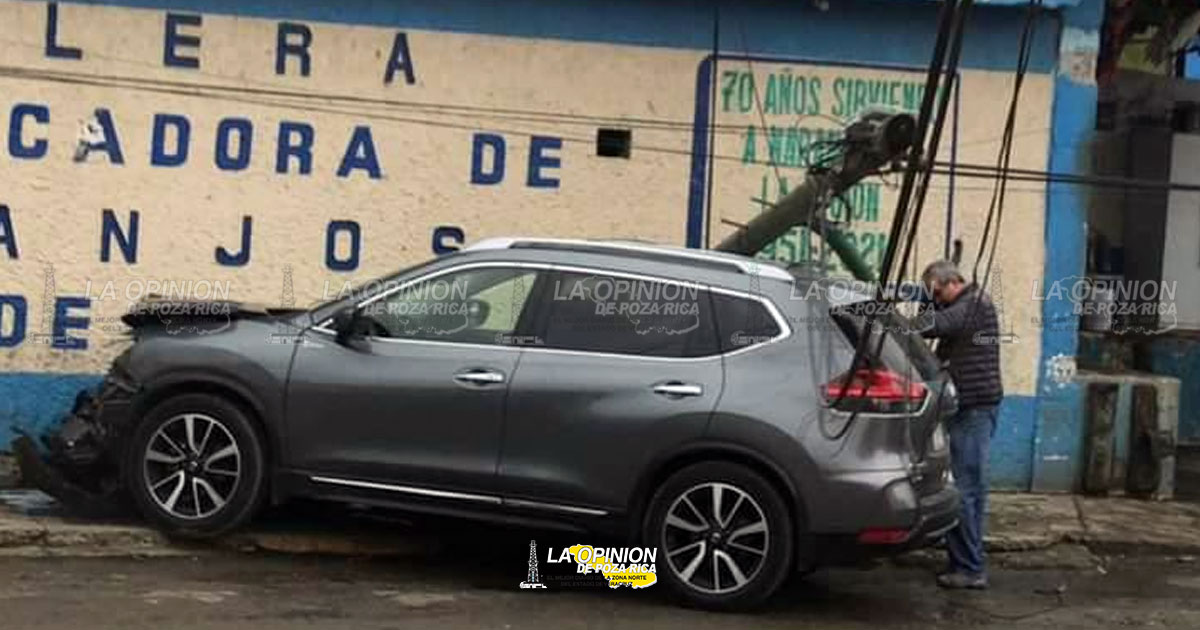 Fuerte accidente en la Zona centro de Naranjos