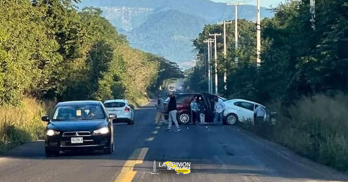 Siete lesionados deja fuerte choque