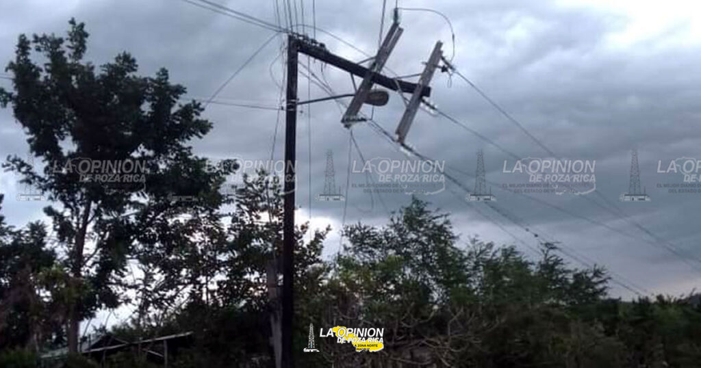Graves daños deja norte en Tepetzintla