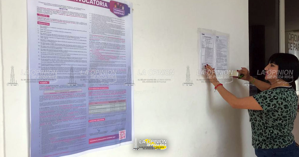 Oferta la 02 Junta Distrital puesto de Auxiliar Jurídico