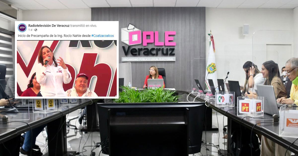 OPLE Veracruz aun no resuelve queja en contra de RTV por la transmisión de mitin de Nahle, puntualiza PRI