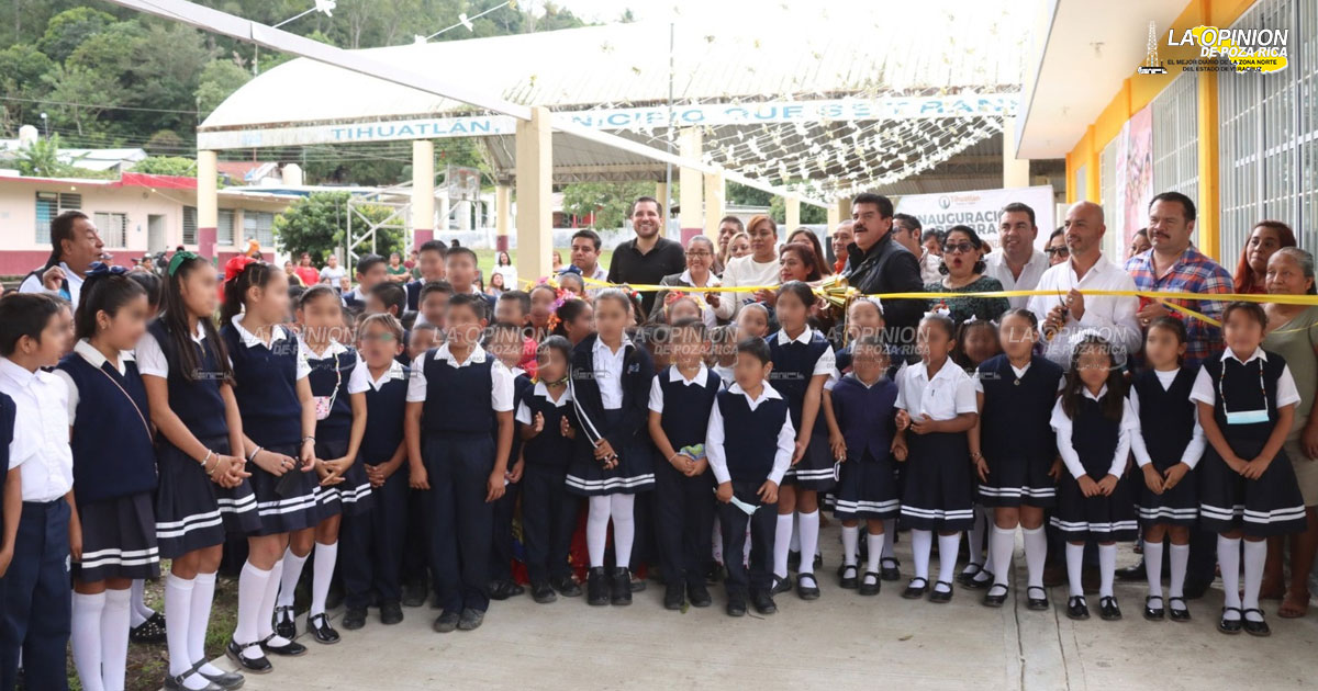 Inaugura alcalde un comedor escolar