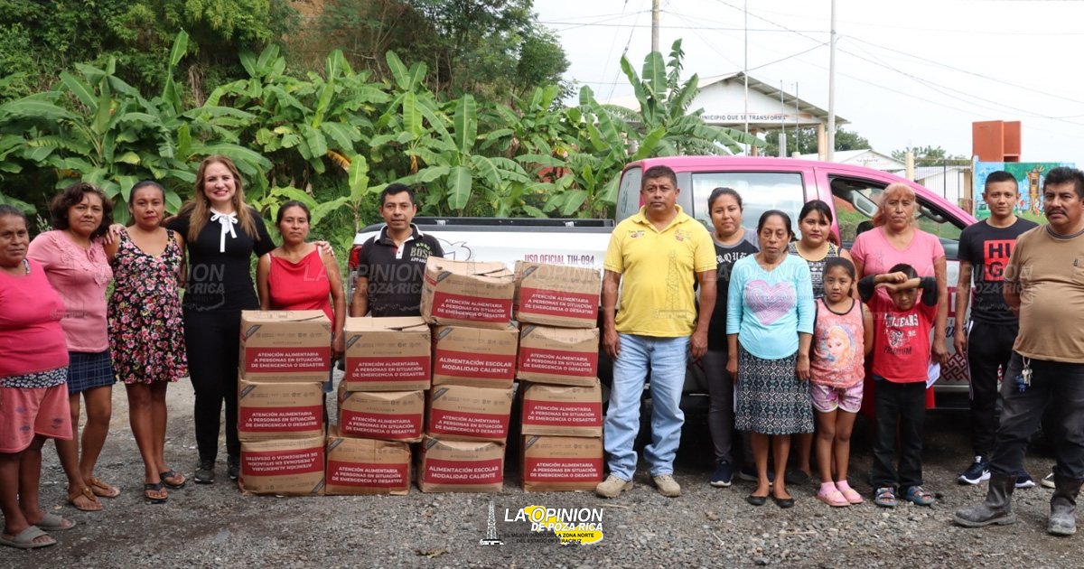 Entrega el DIF apoyos alimentarios a Policías