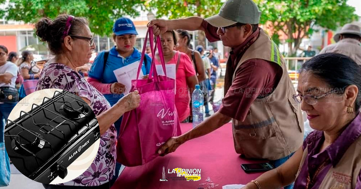Anuncia Fernando Remes nuevo apoyo con parrillas de gas