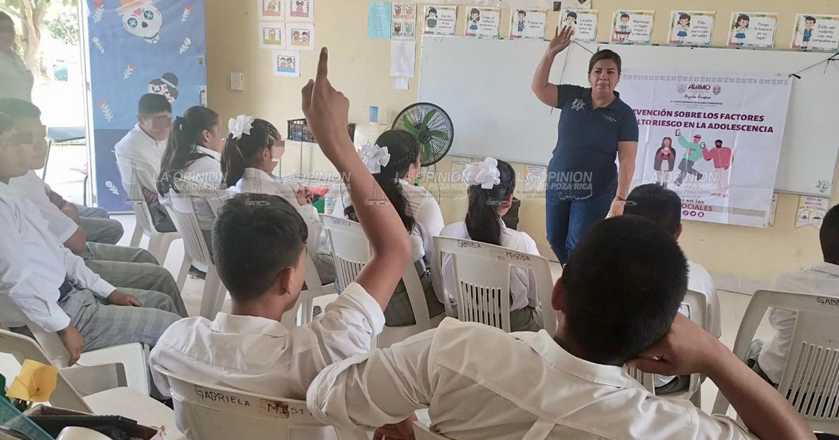 Previenen conductas delictivas en jóvenes
