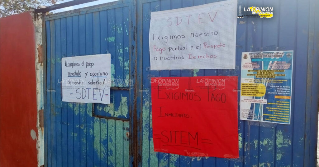 Flojean maestros para manifestarse y no trabajar