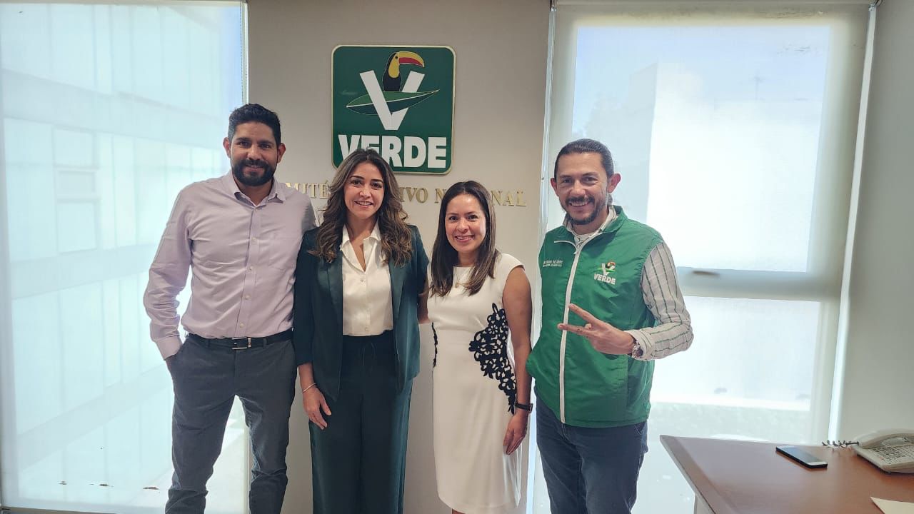 Anilú Ingram se pinta de verde, se une a la militancia del PVEM