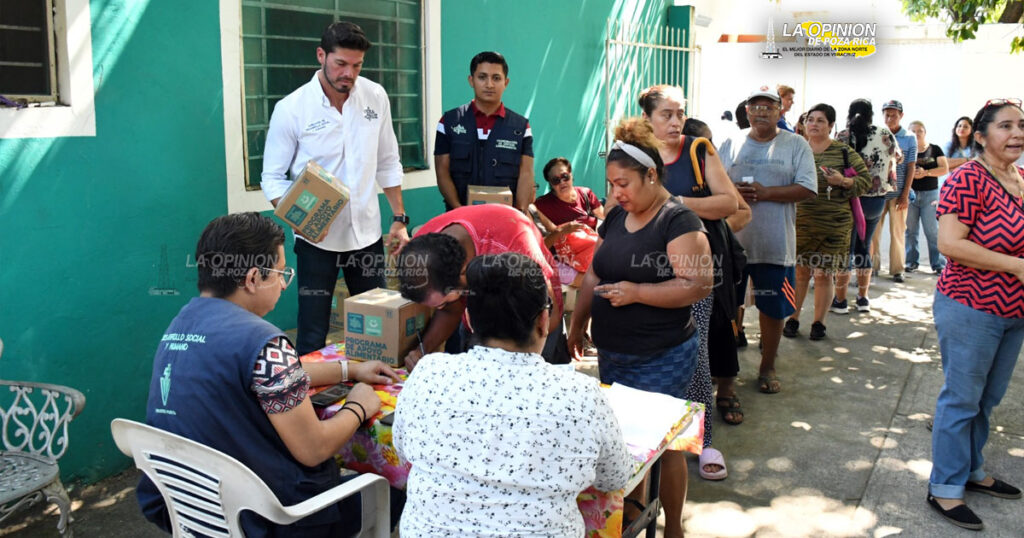Aumenta Ayuntamiento de Veracruz puntos de entrega de programa de apoyo alimentario