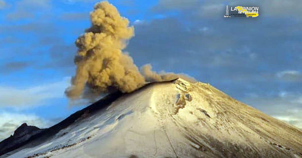 Ceniza del Popocatépetl, llegaría a municipios de la sierra