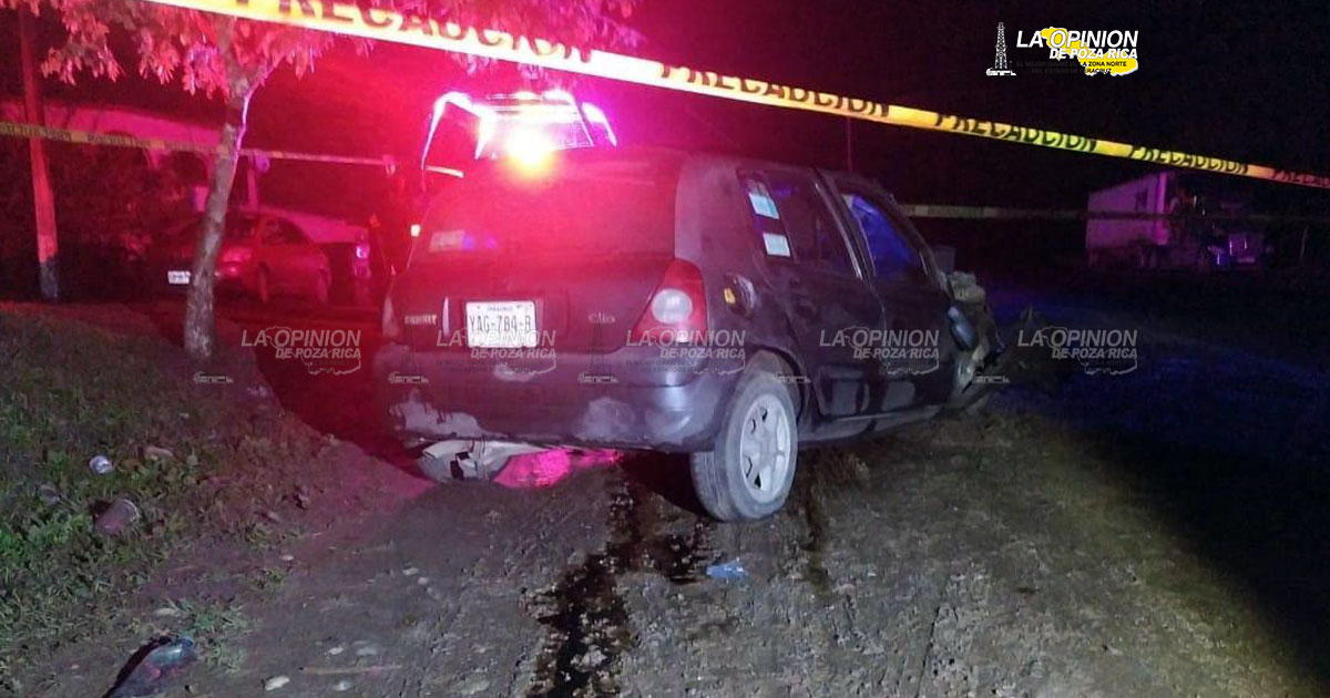 Pierde la vida petrolero de Cerro Azul en accidente