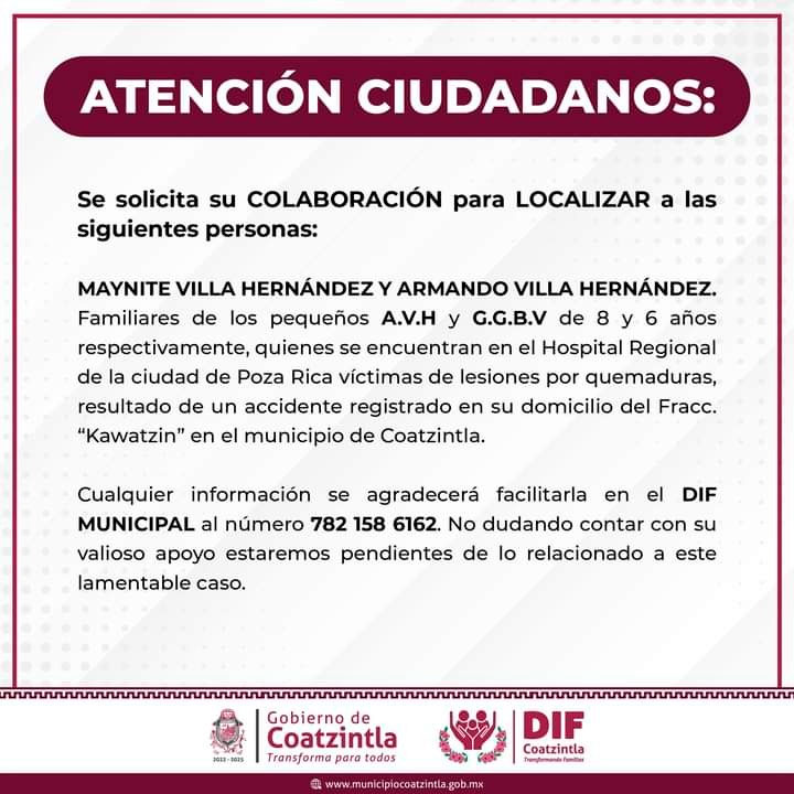 Menores de edad sufren quemaduras durante un incendio en Kawatzin