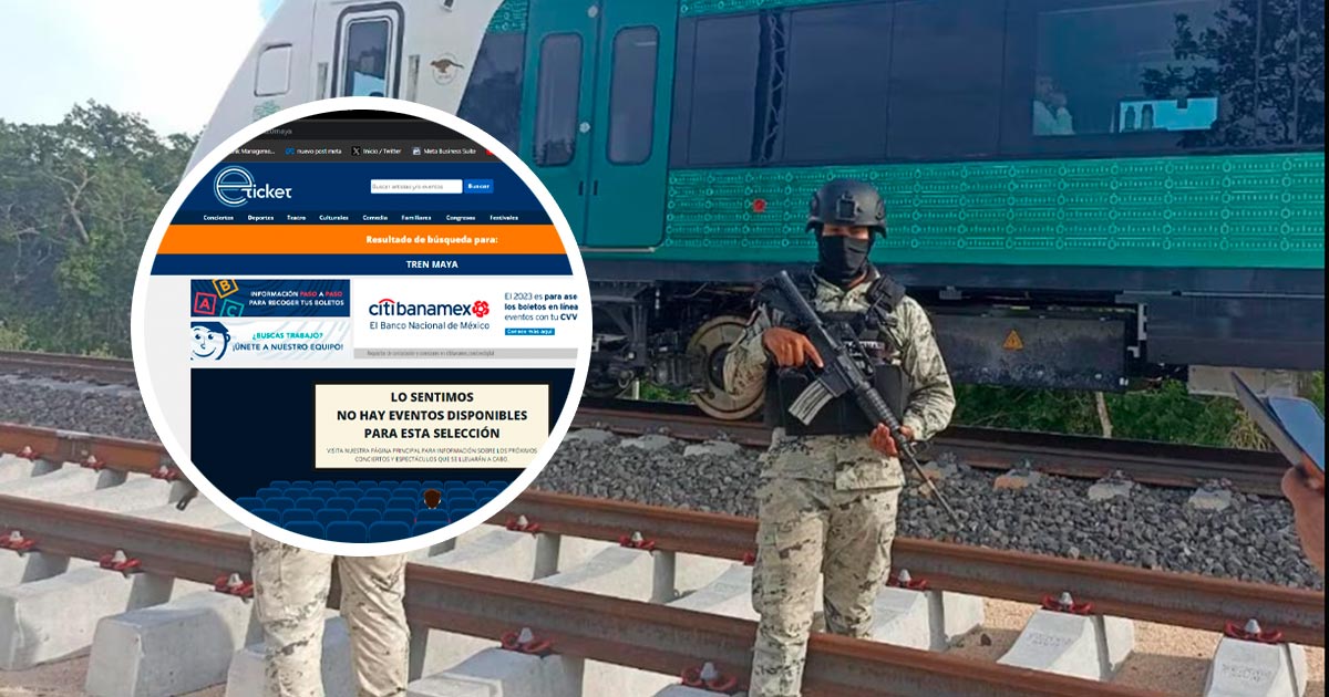 Cancelan venta de boletos para el Tren Maya