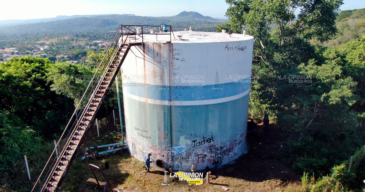 Cerroazulenses se quedarán sin agua