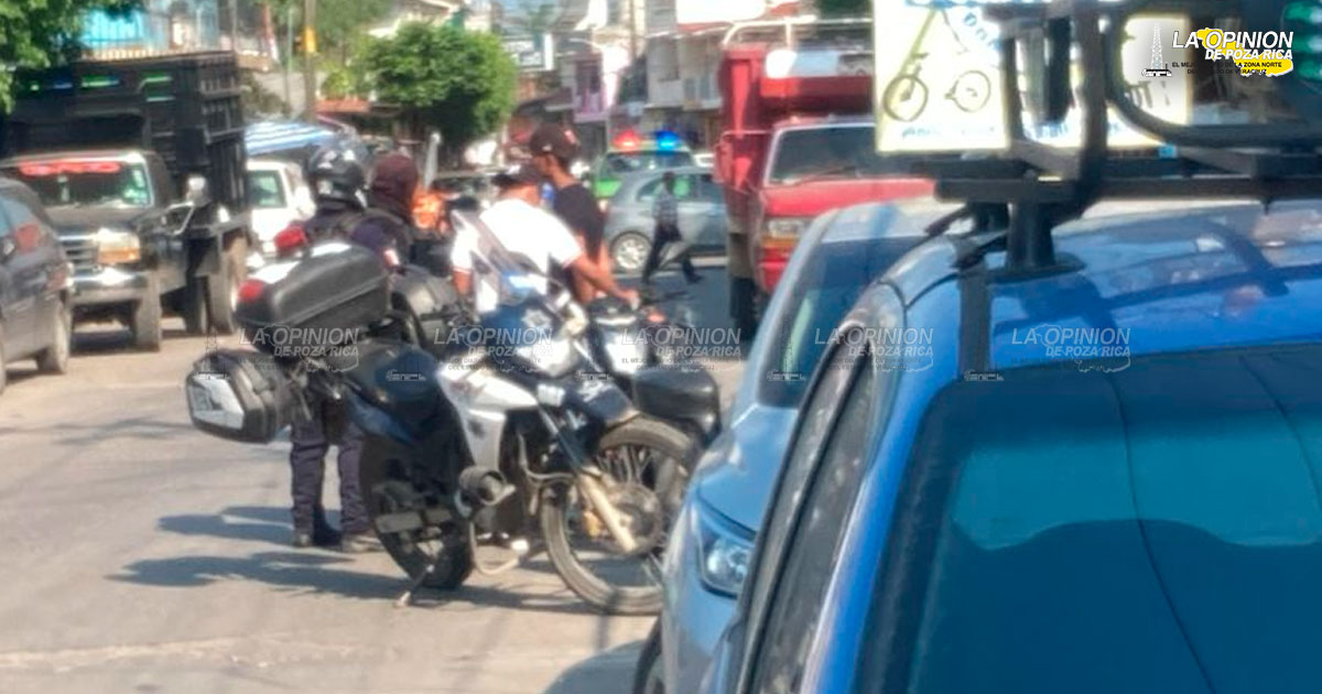Motociclistas detenidos en la Magón