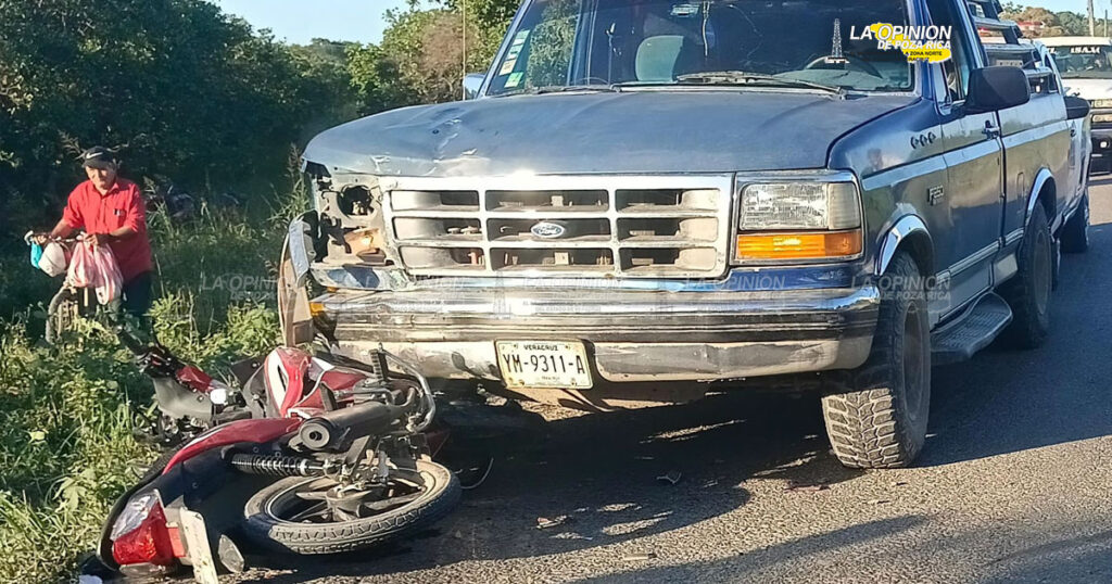 Niño y adulto lesionados en aparatoso accidente