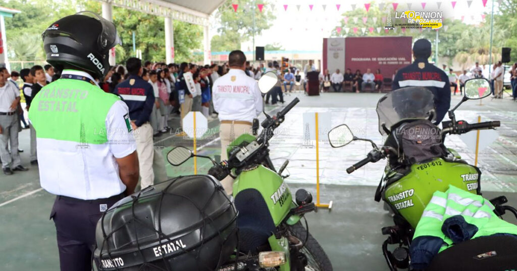 Encabeza Remes Garza programa de Educación Vial 2024