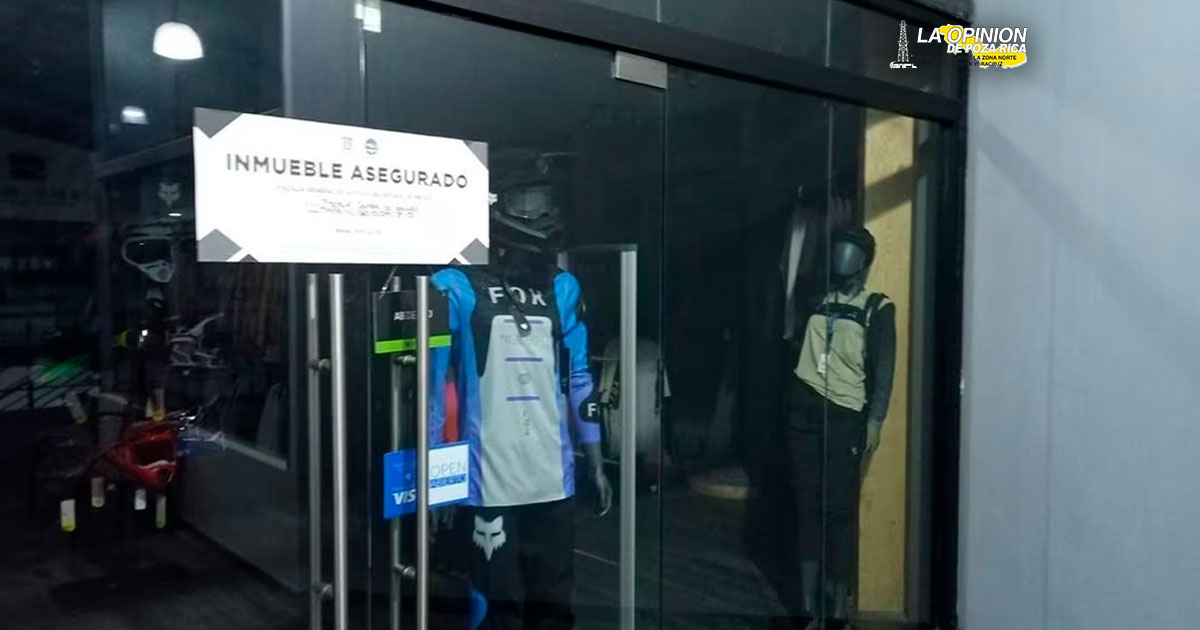 Fiscalía asegura tienda deportiva en Naucalpan; investiga agresión a empleada