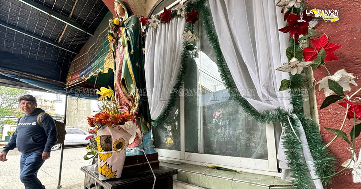 Hasta a la Virgencita, atracaron los rateros en Mercado Los Portales