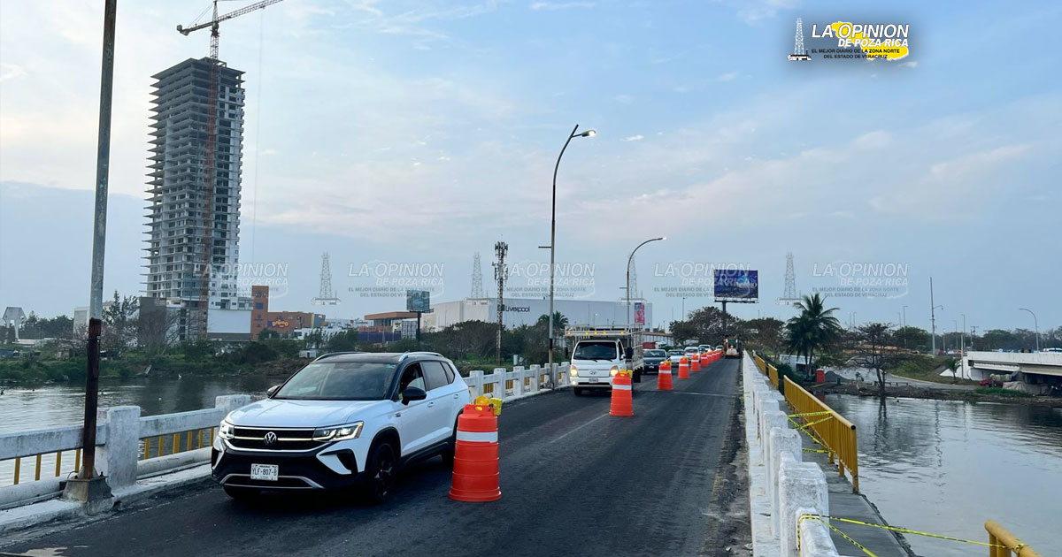 Cancelan rehabilitación del puente de Boca del Río