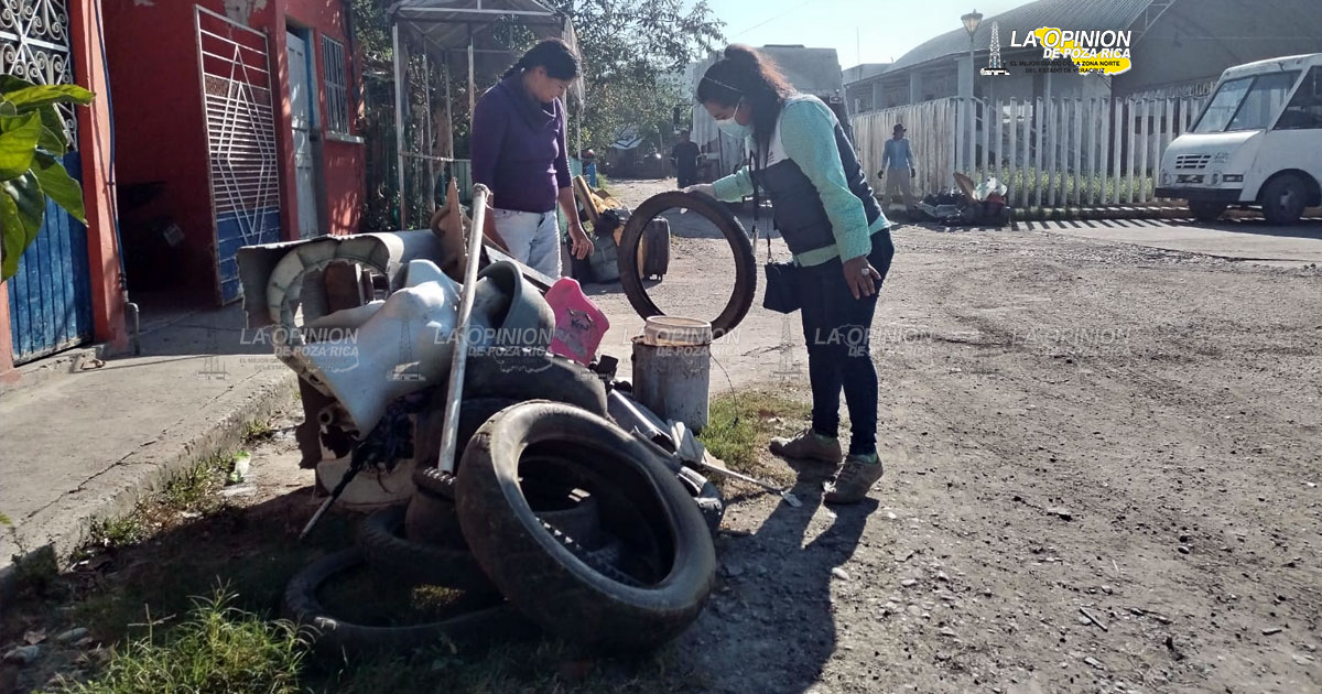 Inicia descacharrización de 26 colonias de Poza Rica