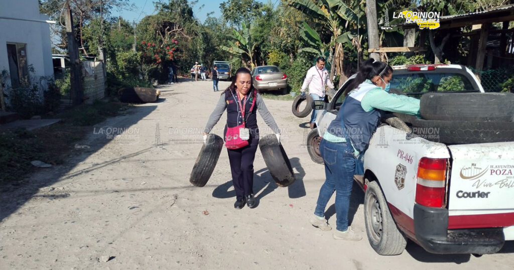 Inicia descacharrización de 26 colonias de Poza Rica
