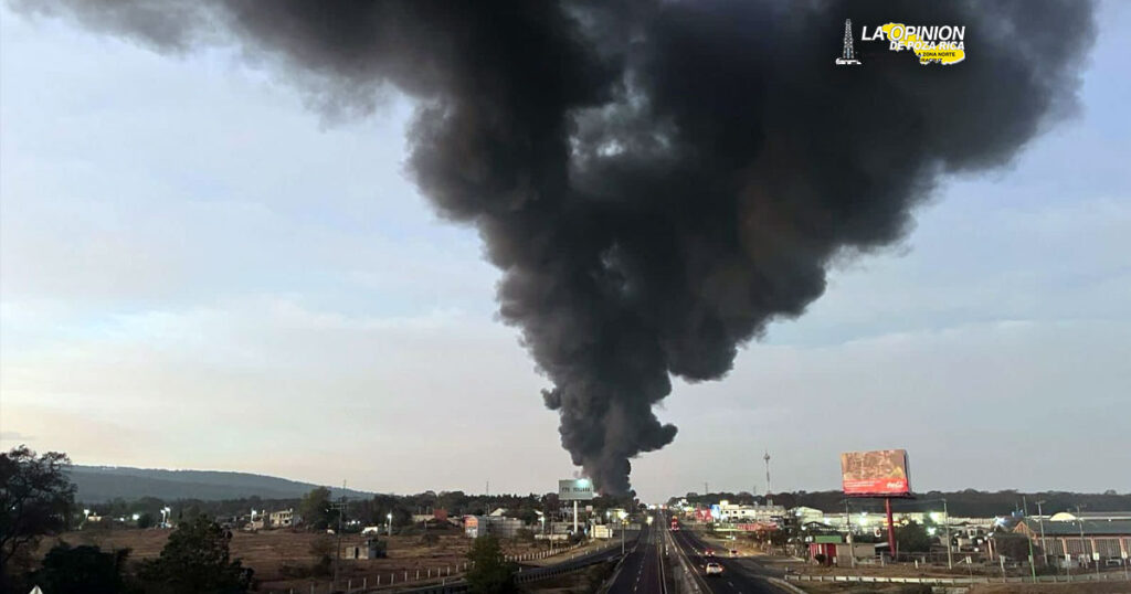 Incendio consumió el 70 por ciento del predio donde se almacenaba combustible