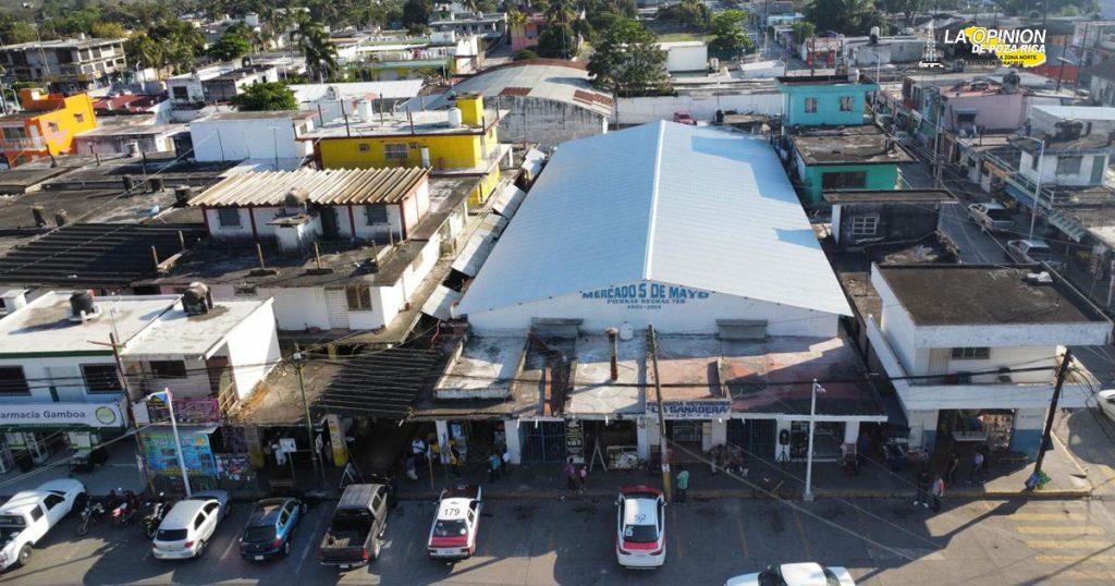 Rehabilitan techado de Mercado de Piedras Negras en Tlalixcoyan