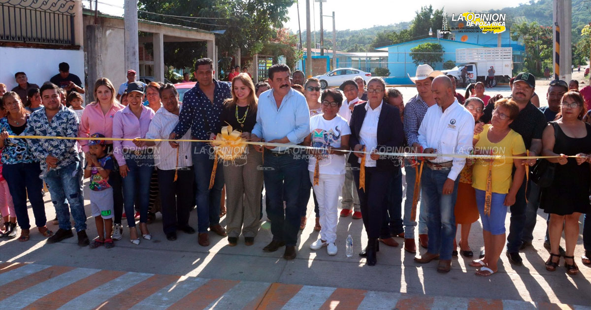 Crece en infraestructura el ejido Zacate Colorado