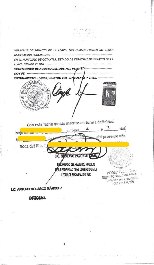 Revelan la escritura de la mansión Peña-Nahle