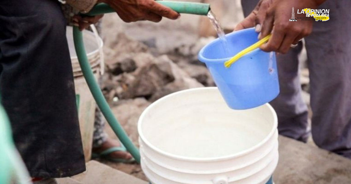 Urgente llevar agua a las comunidades