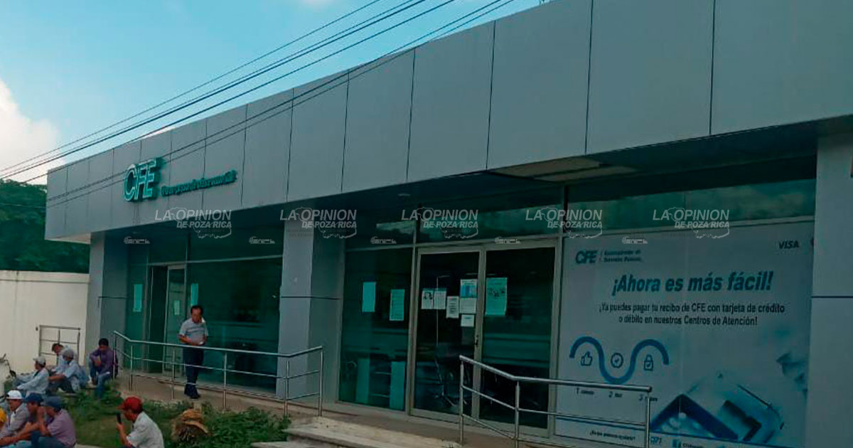 Exigen a CFE un mejor servicio