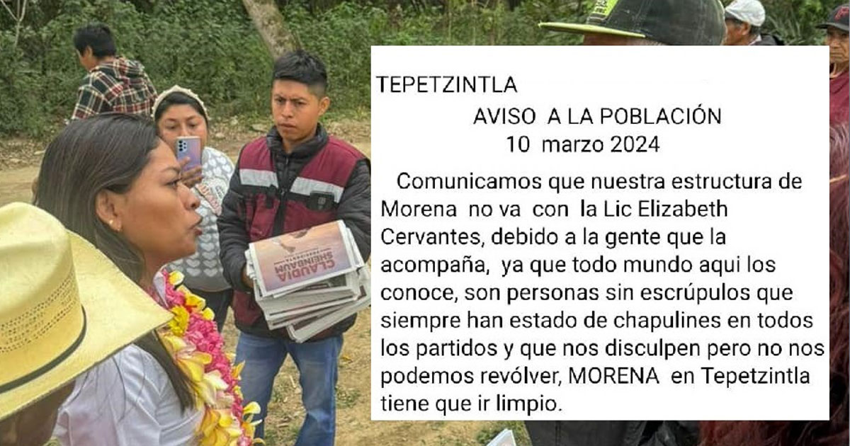 Morenistas, fuera ante imposiciones