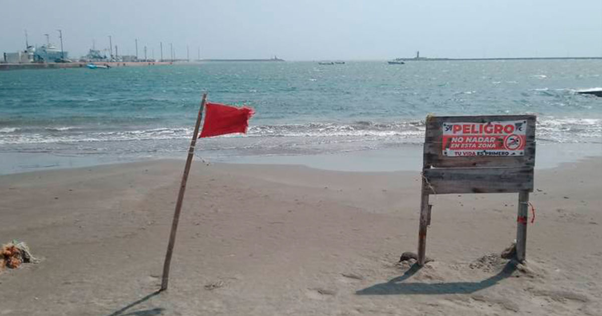 Cierran playas veracruzanas