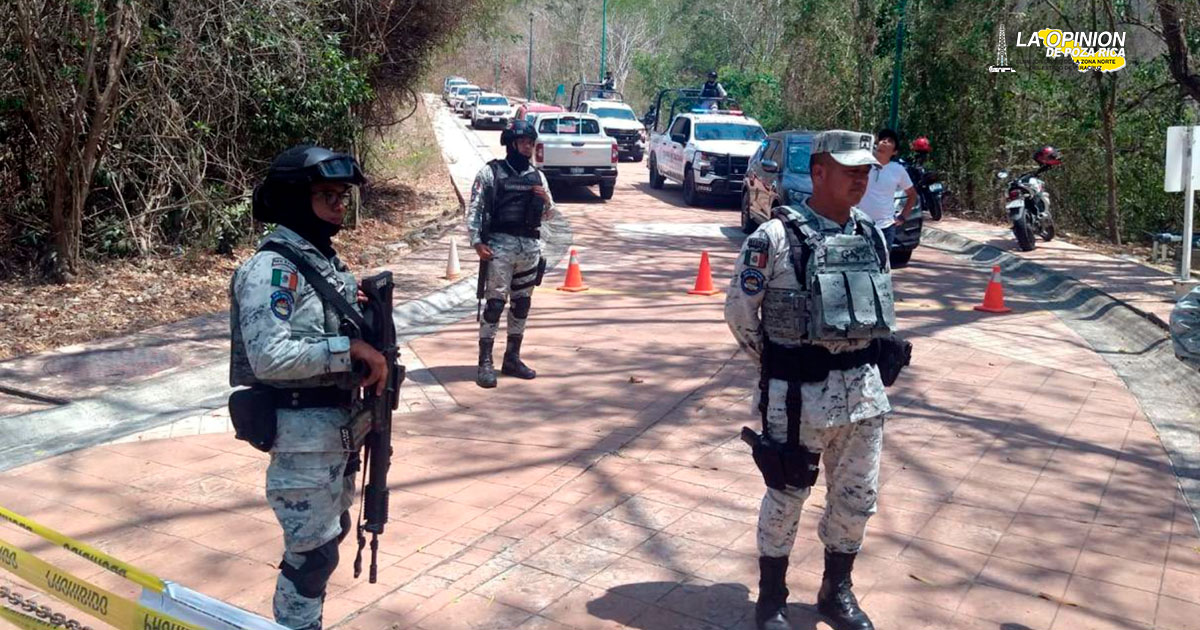 Guardia Nacional toma el campo de golf Tangolunda ubicado en Huatulco, propiedad de Ricardo Salinas Pliego