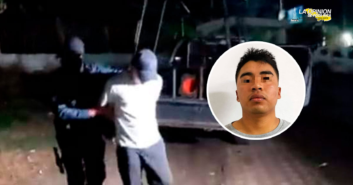 Detienen a elemento de SEDENA como presunto responsable de robo a comercio en Papantla
