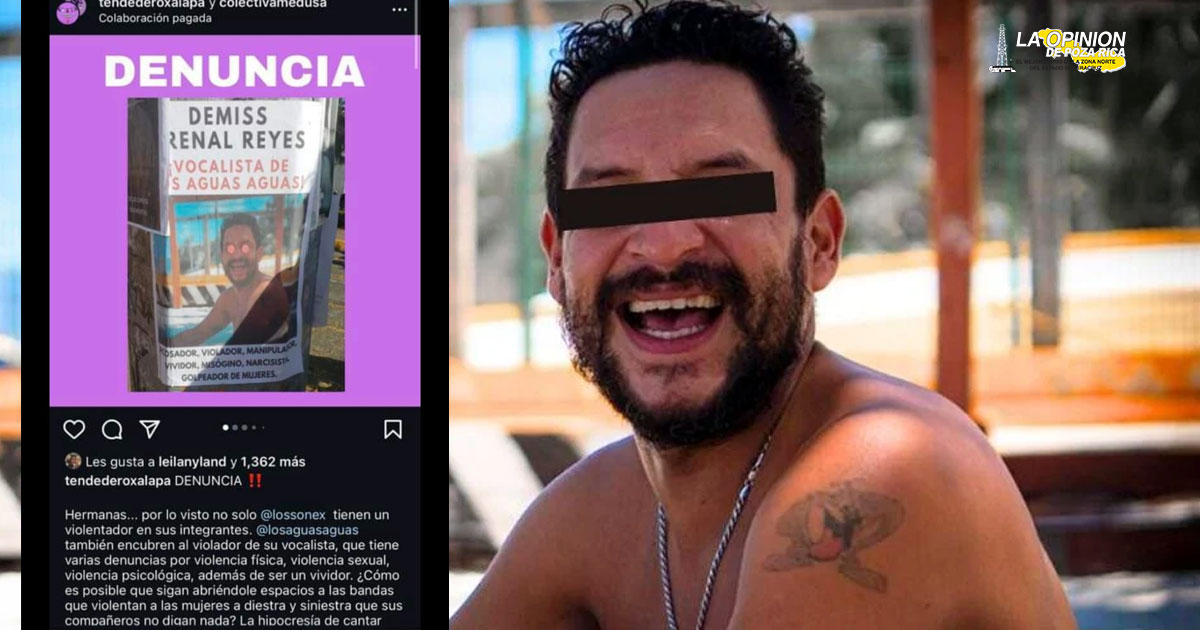 Separan del grupo a vocalista de Los Aguas Aguas por denuncias de presunta violencia de género