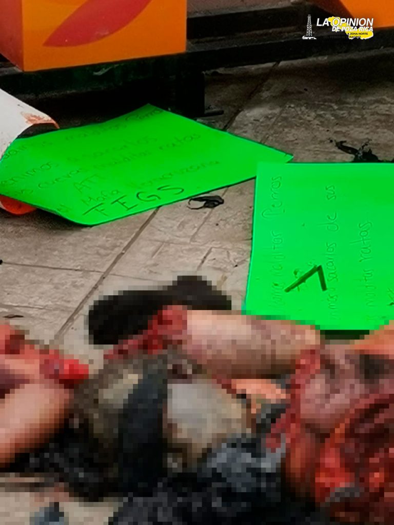 Abandonan restos humanos en Cazones