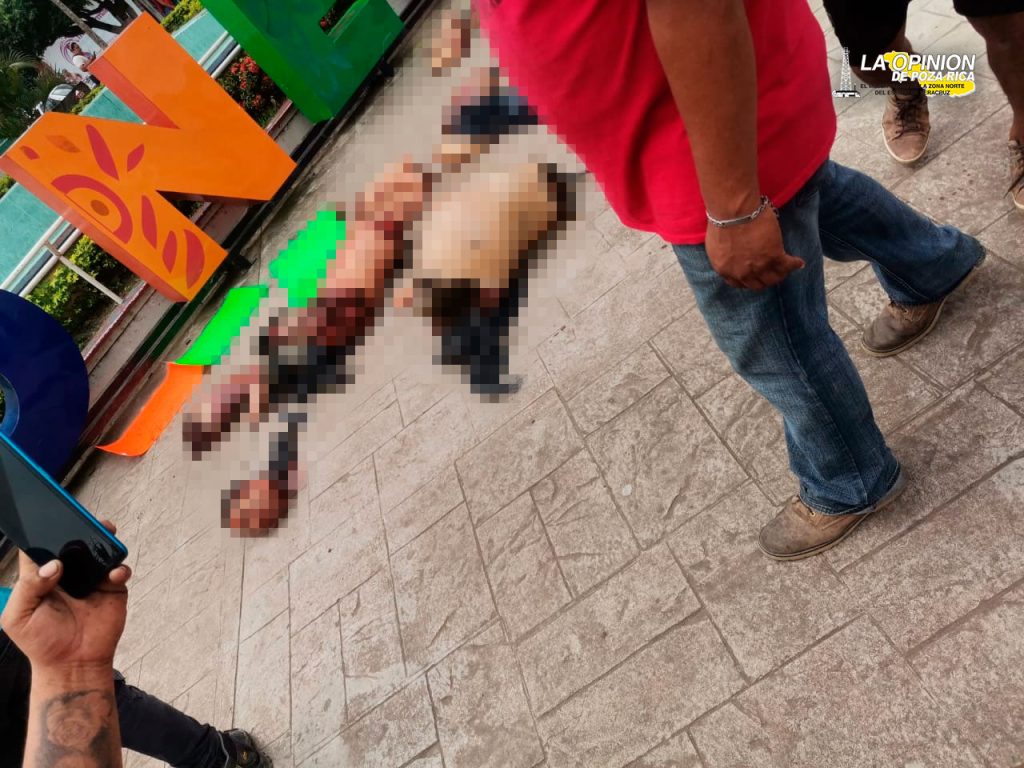 Abandonan restos humanos en Cazones