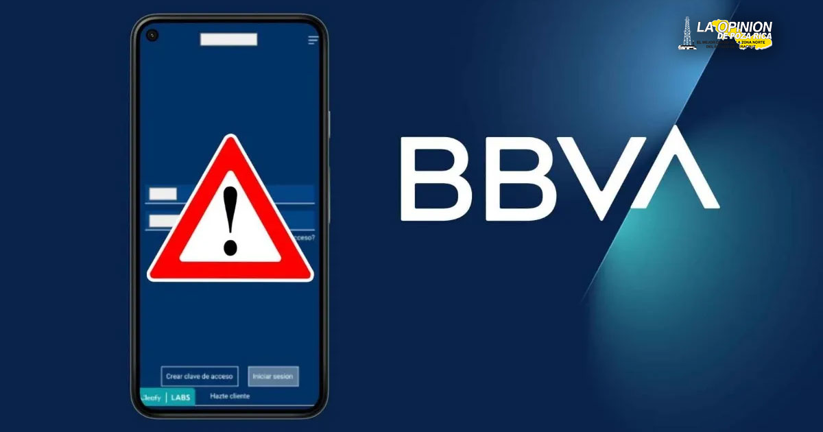 Problemas en BBVA: usuarios experimentan dificultades en la aplicación móvil bancaria.