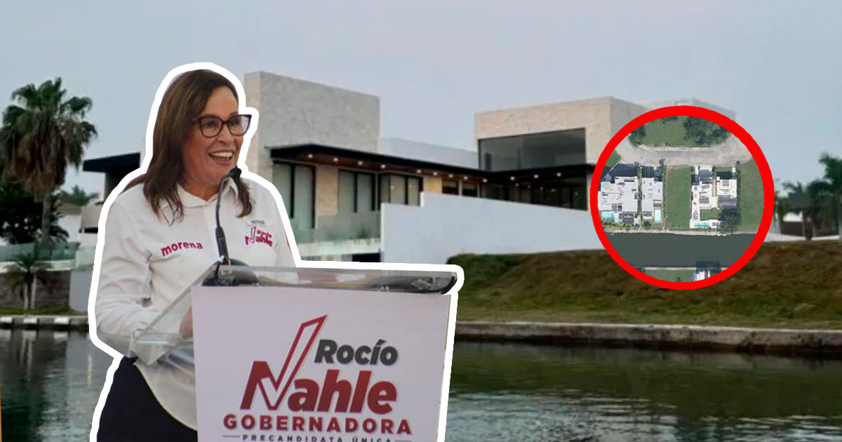 Rocío Nahle vive en lujoso Fraccionamiento accesible solo en yate