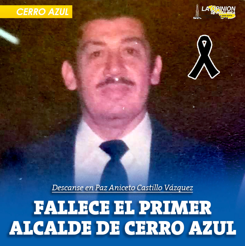 Fallece el primer alcalde de Cerro Azul