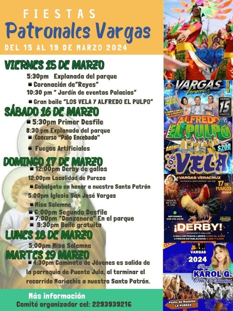 "El Pulpo" y sus Teclados y Los Vela en Fiestas Patronales de Vargas