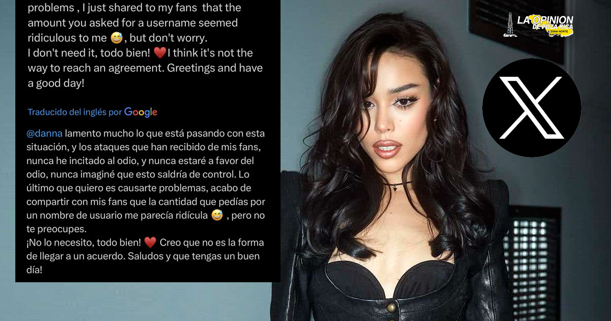 Críticas a Danna Paola por presunto fomento de acoso en redes sociales