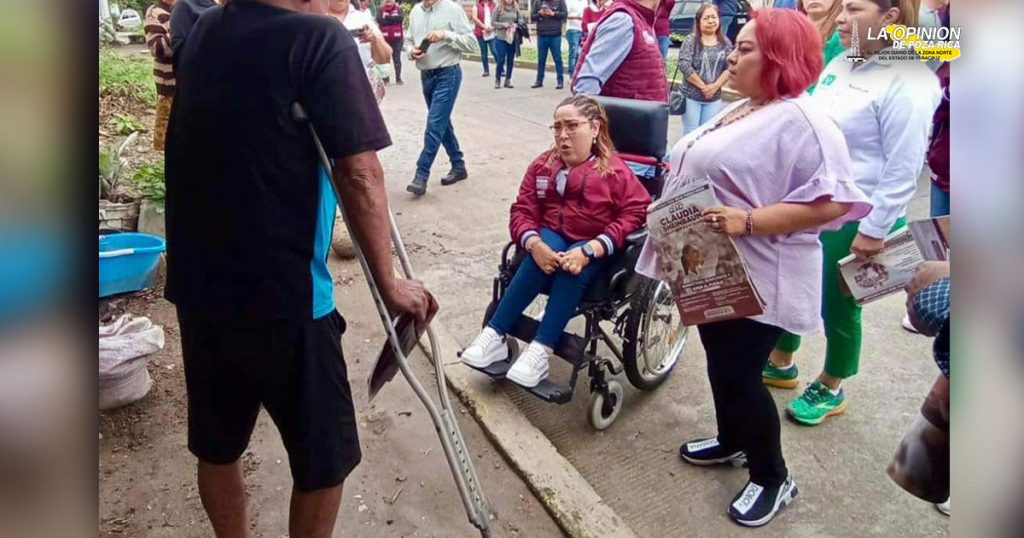 Presidenta del Congreso de Veracruz hace campaña con tenis de 37 mil pesos