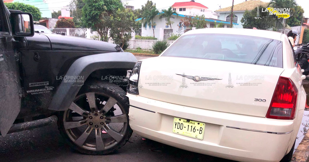 Accidente en la calle Chamizal