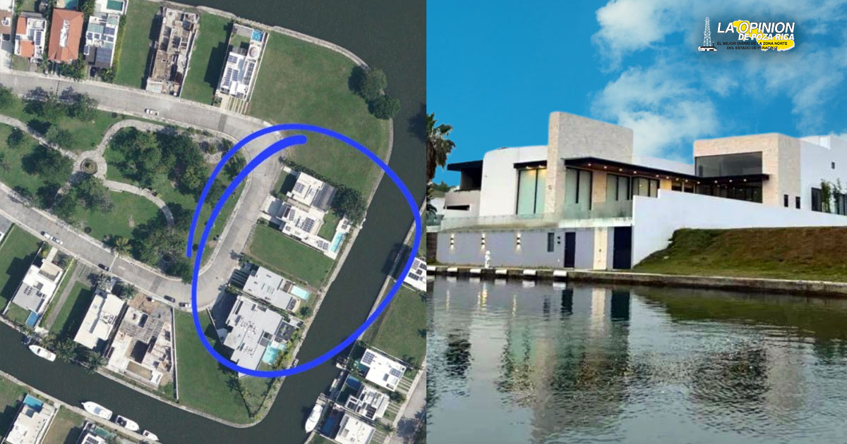 Rocío Nahle es la dueña de la mansión en el fraccionamiento “El Dorado"