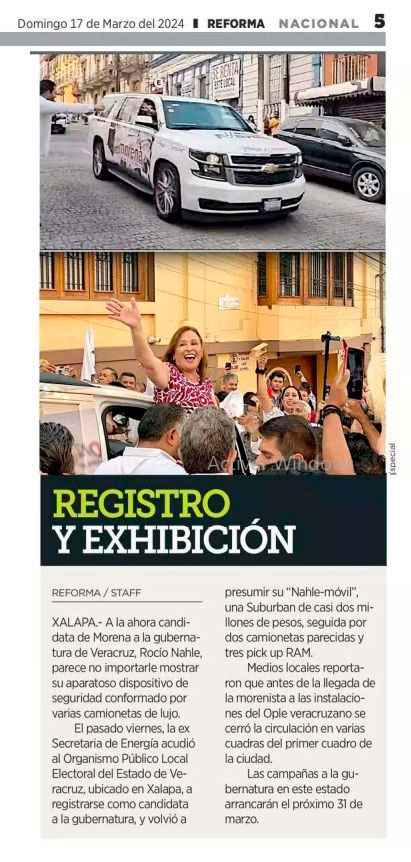 Medios nacionales exhiben riquezas de los Nahle-Peña